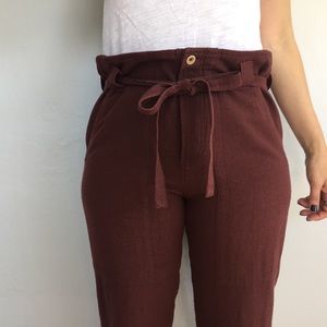 Ulla Johnson linen pants.